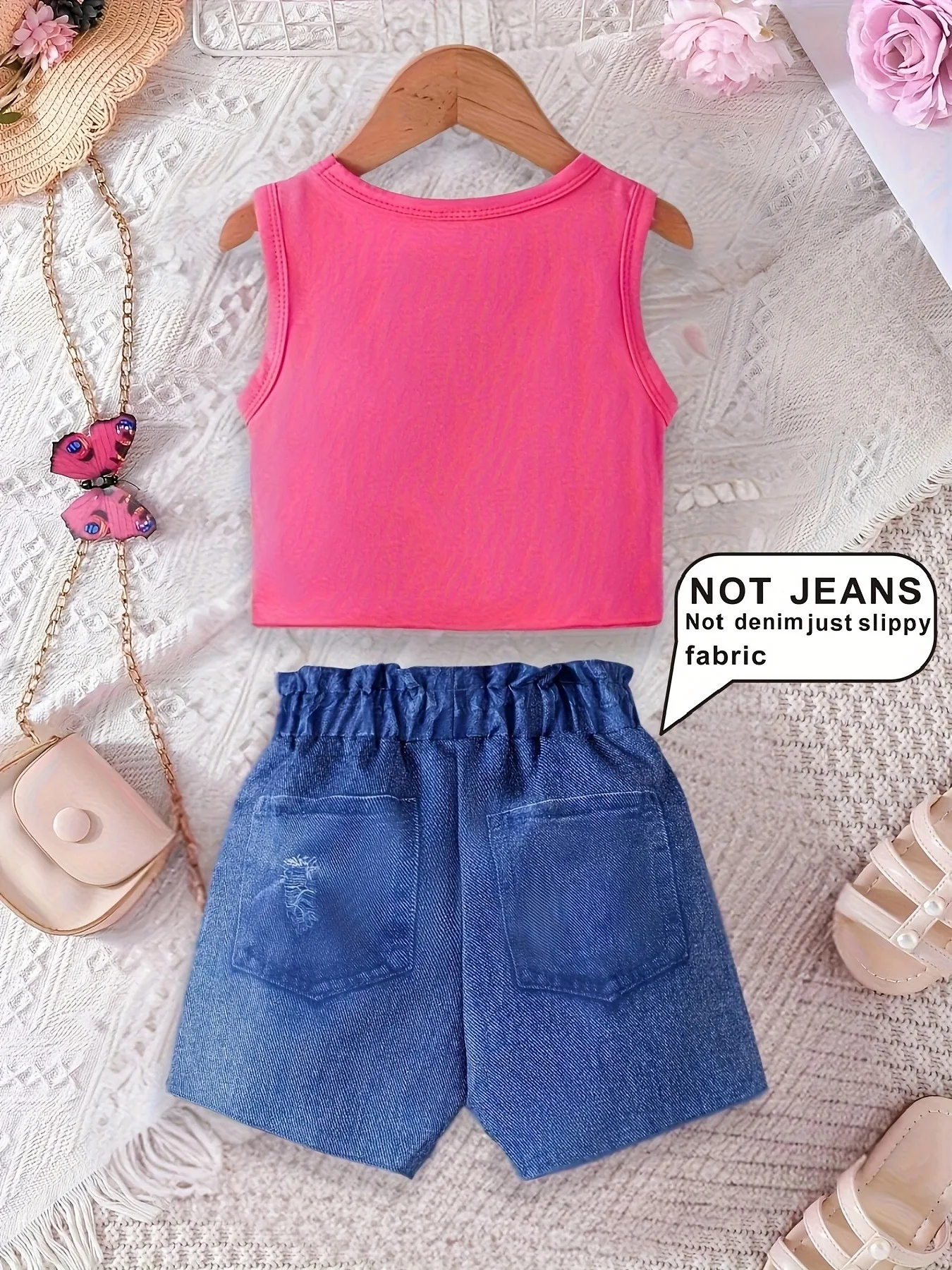 Kids Girls 2-Piece Summer Outfit, 