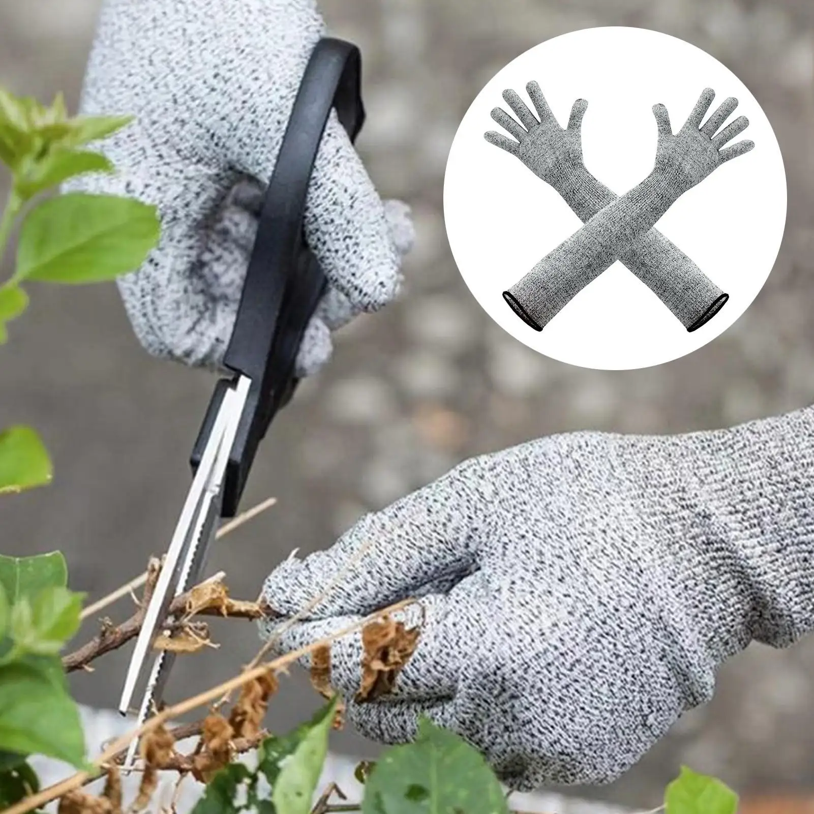 

Длинные садовые перчатки, устойчивые к проколам длинные садовые перчатки, сверхмощное оборудование для обрезки, обрезки, тяги, резки, детской комнаты