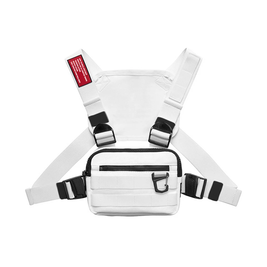 

Прочная и безопасная тактическая сумка - большая сумка с регулируемым нагрудным ремнем, большая нагрудная сумка, мужская функциональная черная сумка