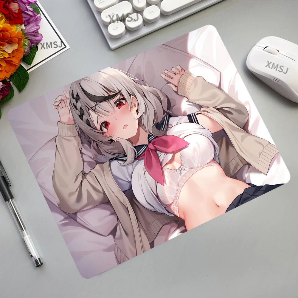 Sexy Bikini Girls Square Anime Mouse Pad Office Desk Pad Gamer Accessories Mouse Keyboard Deskmat Gaming Mouse Pad Japanese Mat