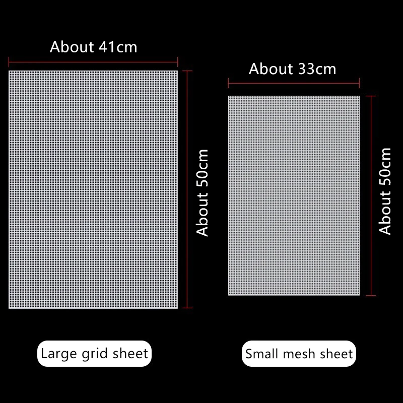 อุปกรณ์เสริมกระเป๋าแบบถักมือ - ตะขอพลาสติกแบบตะแกรงและผ้าตาข่าย