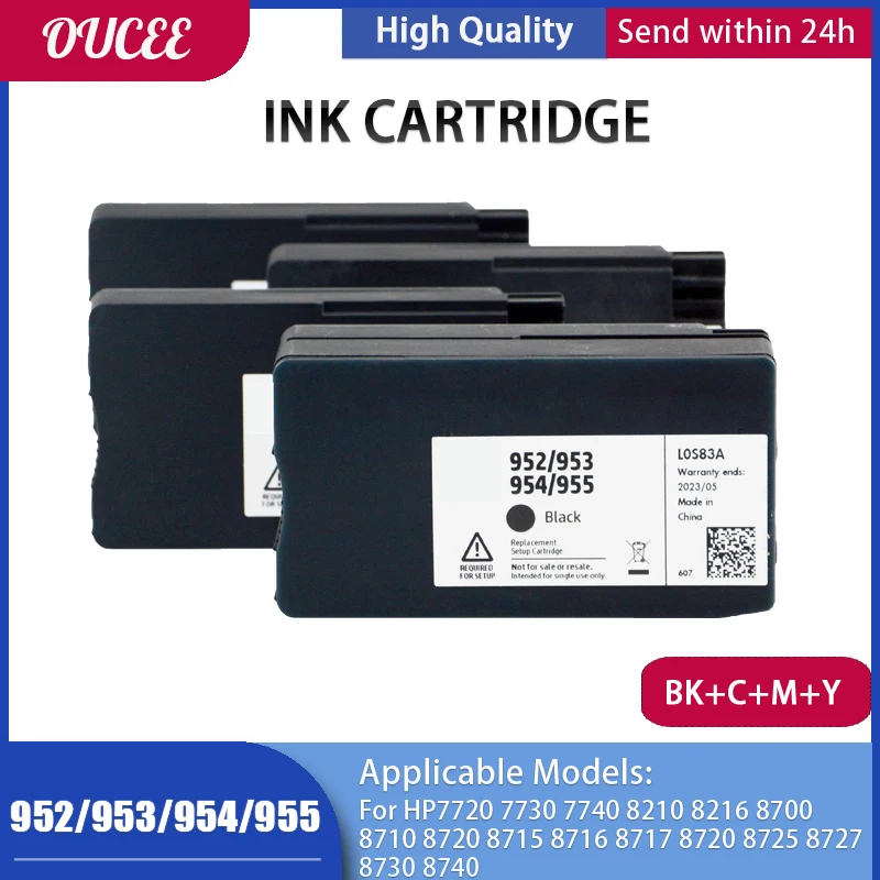 

Ink Cartridge for HP 952 953 954 955 Set up HP7720 7730 7740 8210 8216 8700 8710 8720 8715 8716 8717 8720 8725 8727 8730 8740