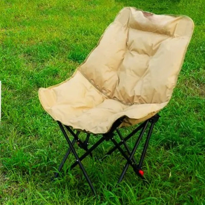

High Backrest Camping Chair Outdoor Recliner Lightweight Camping Chair Folding Relaxing Cadeira De Acampamento Outdoor Gear