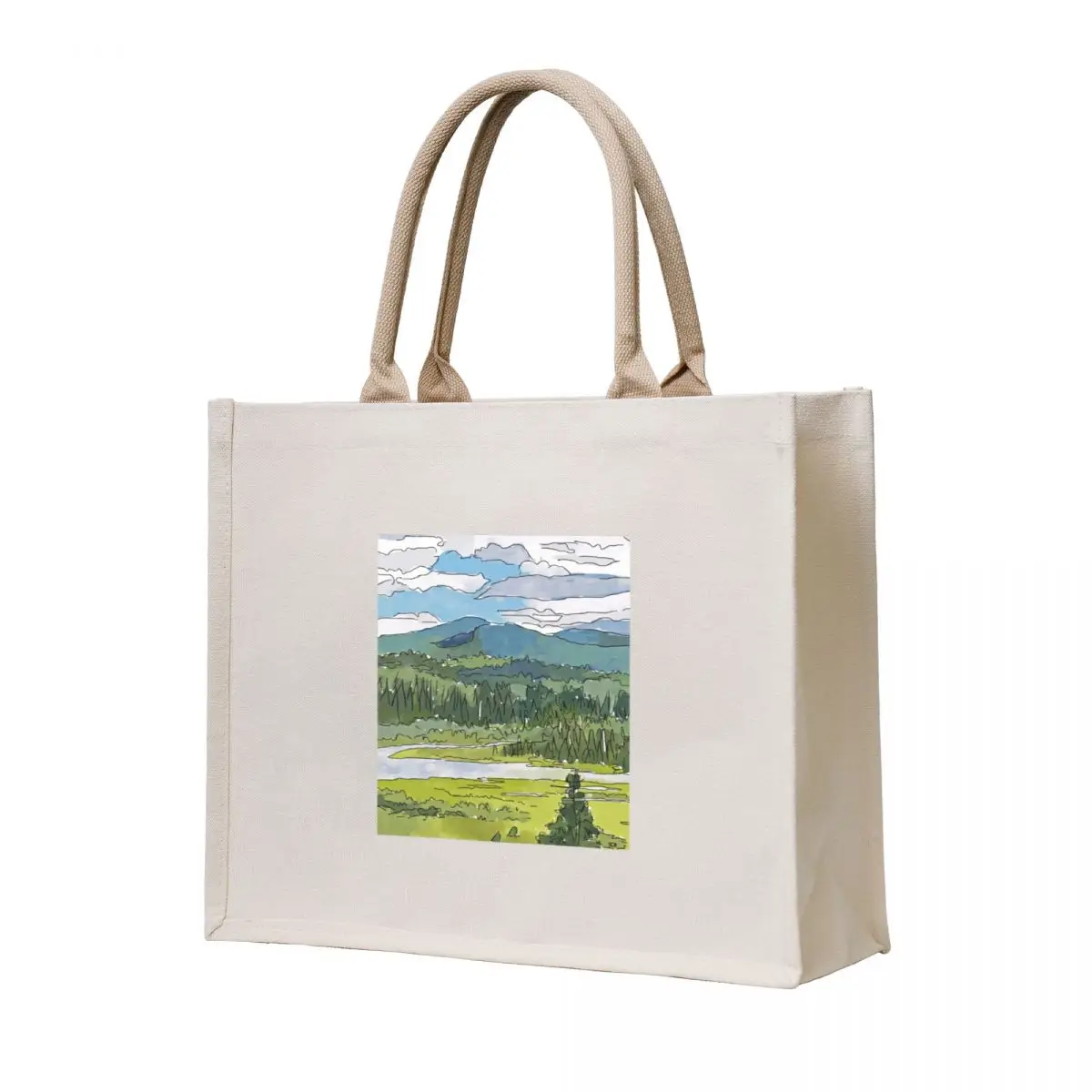 

Mountain View at Paul Smith's Tote Bag Women's handbag Women's tote bag Canvas Shopper handbag