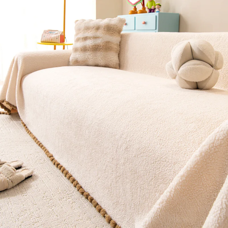 

Thickened Sofa Cover Cloth One-piece All Inclusive Sofa Towel Thickened Warm Comfortable Wear-resistant Autumn and Winter Style