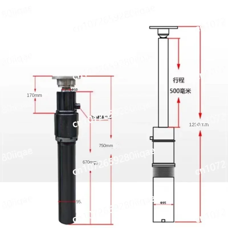 

Motorhome RV Motorhome Caravan Auto Leveling System 4 Hydraulic Outriggers Hydraulic Cylinder
