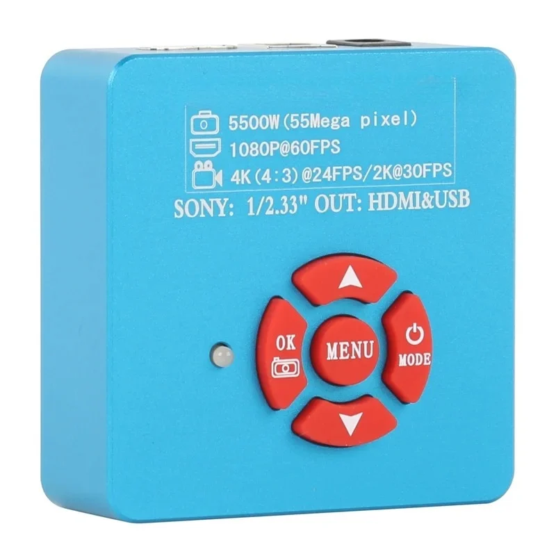 Parfocal Simul Focal 3.5X-90X 180X Trinocular Stereo Microscope 55MP 48MP 4K 2K HDMI VGA USB Digital Camera Rotate Arm Stand