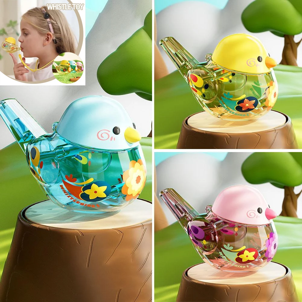الكرتون صافرة المد اللعب متعة المكالمات ضربة الأطفال آلة موسيقية Waterbird زائد المياه تعلم الطيور Waterbird صافرة اللعب