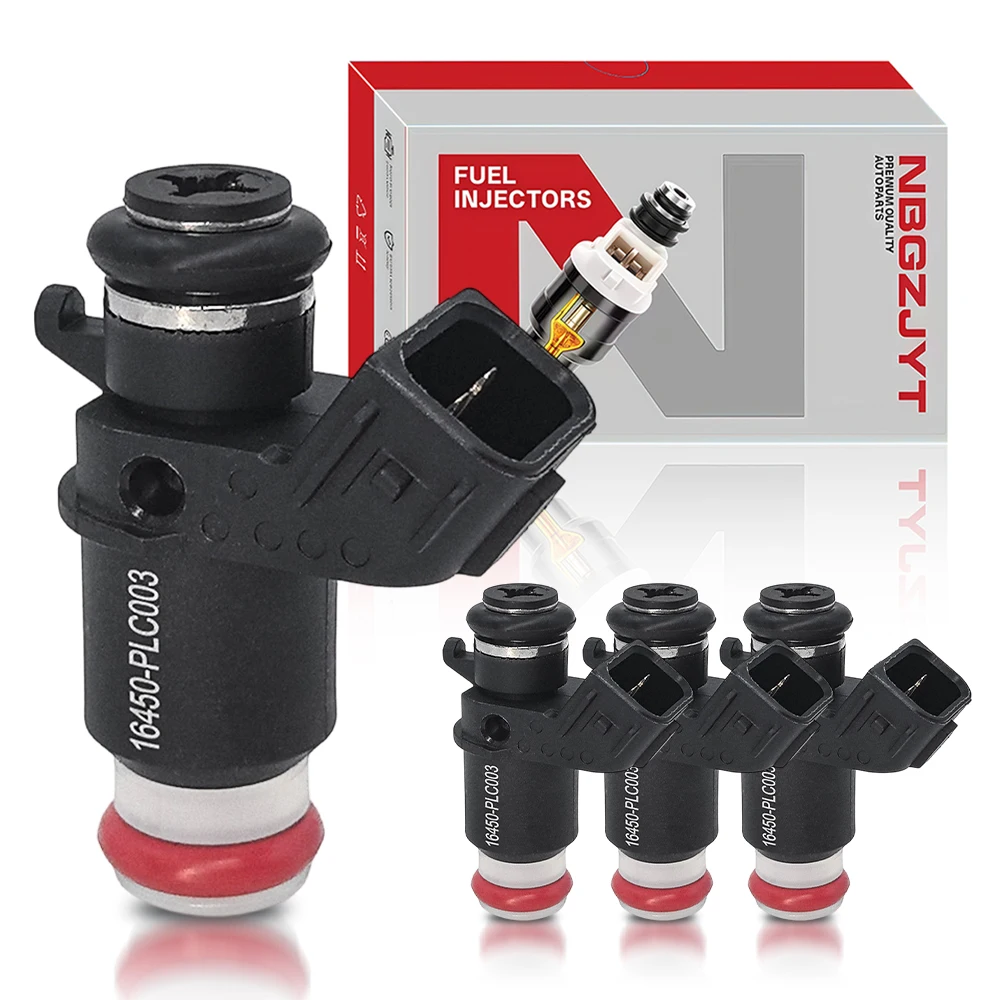 

4PCS 16450-PLC-003 16450-PLD-003 16450PLC003 16450PLD003 New Fuel Injector For Honda Civic 1.7L LX DX HX
