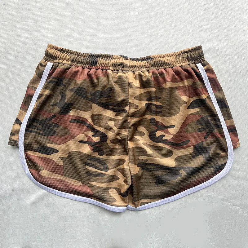 2024 Summer Men\'s Cross border Loose, Cool, Comfortable, Casual Sports Camo Shorts