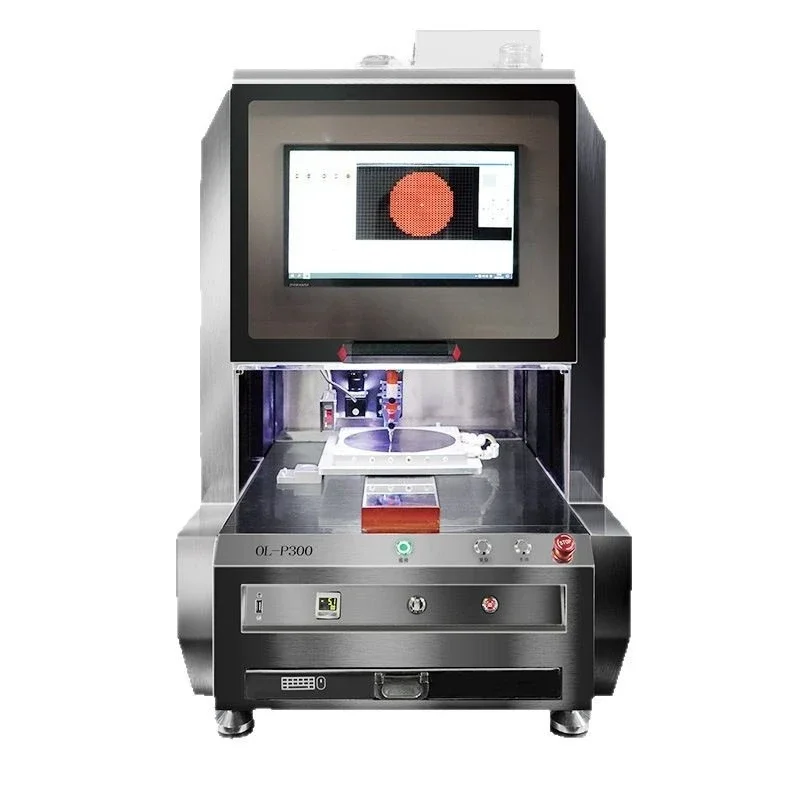 Laminar flow clean wafer dispensing machine, intelligent automatic panoramic visual positioning dispensing machine