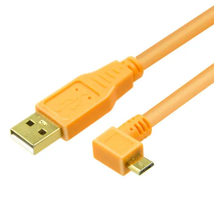 Cable naranja USB 2,0 a Micro USB de 5 pines, Cable de cámara en línea de alta calidad A7S2 A7S A7R a7M, SLR en miniatura, 3M/5M/8M