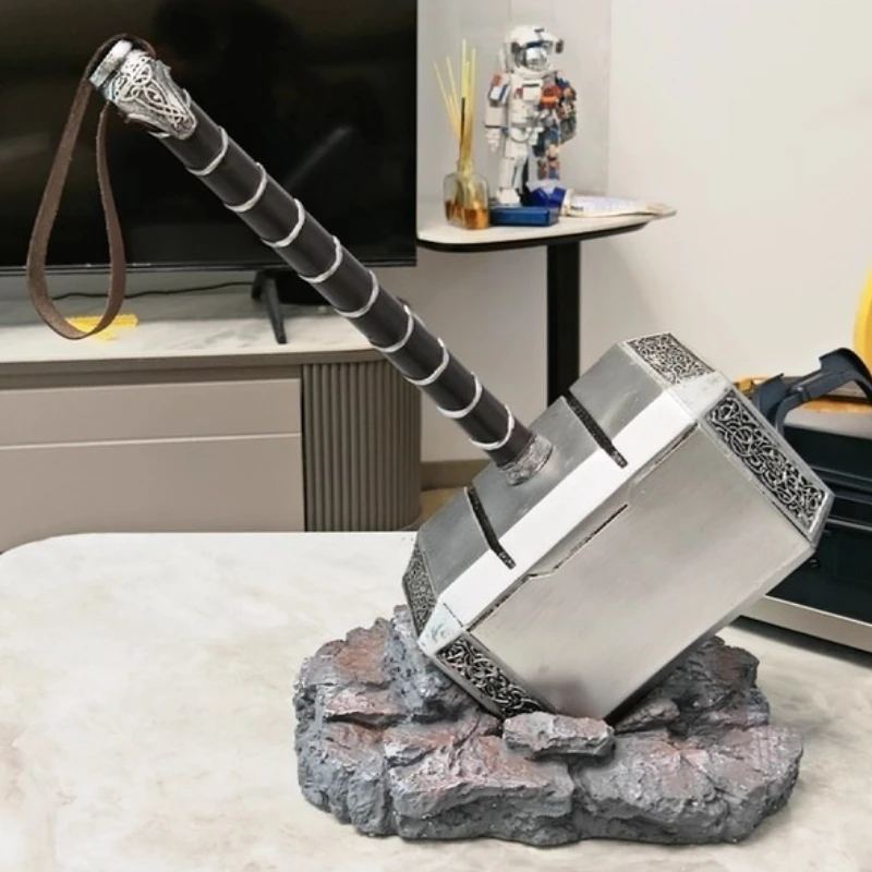 

44cm 1/1 Superhero Costume Props Thor Hammer Resin Pendant Cosplay Prop Party Stage Performance Prop Movie Peripherals