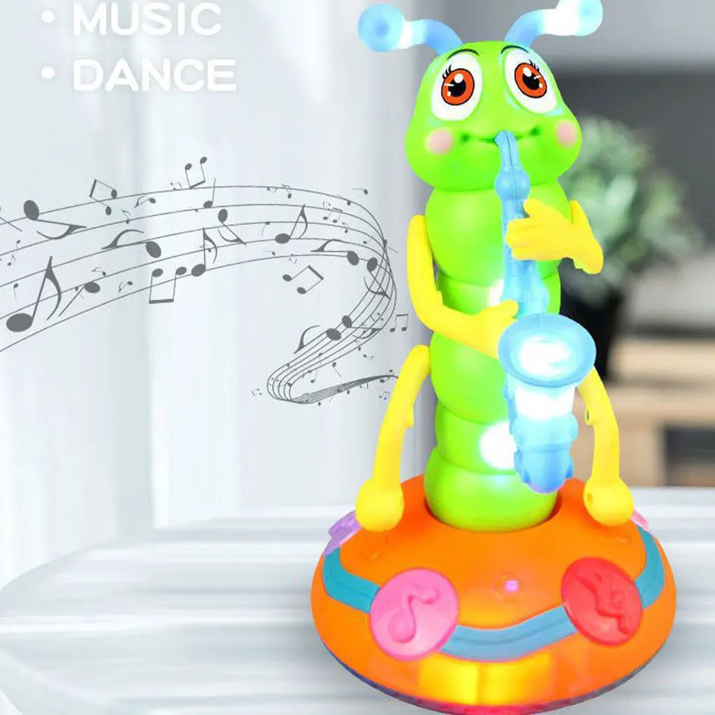 Twist Worm Electronic Toy With Colorful Lights And Music There Is Built-in Lighting System Odorless