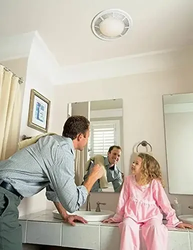 750 вентиляторов для ванны, 100 куб. футов в минуту и 5,0 режимов, белый высокоэффективный центробежный вентилятор и легкий комбинированный объем двигателя с постоянной смазкой