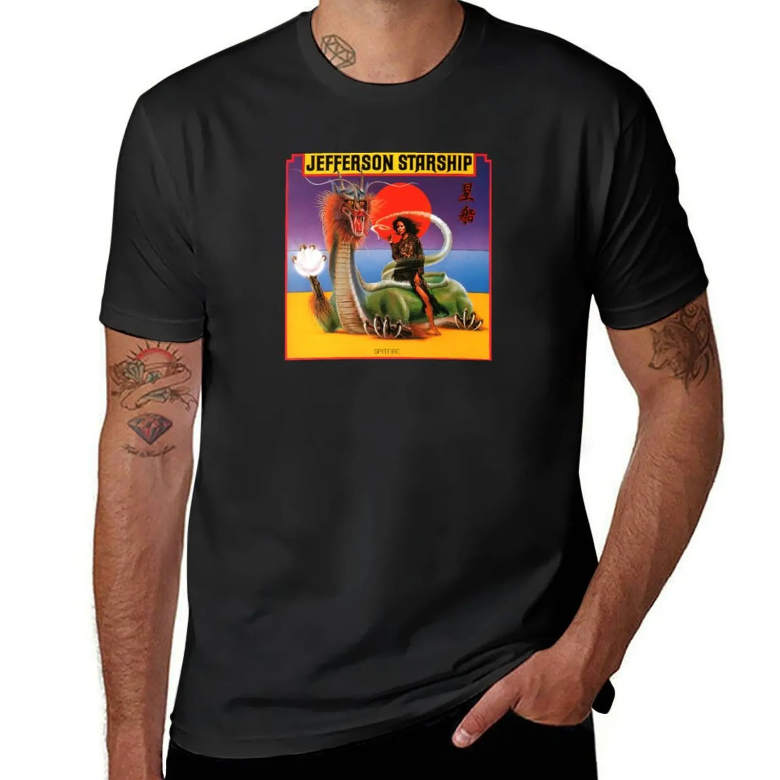 Jefferson Starship: Spitfire T-Shirt quick-drying customs Men's t shirts