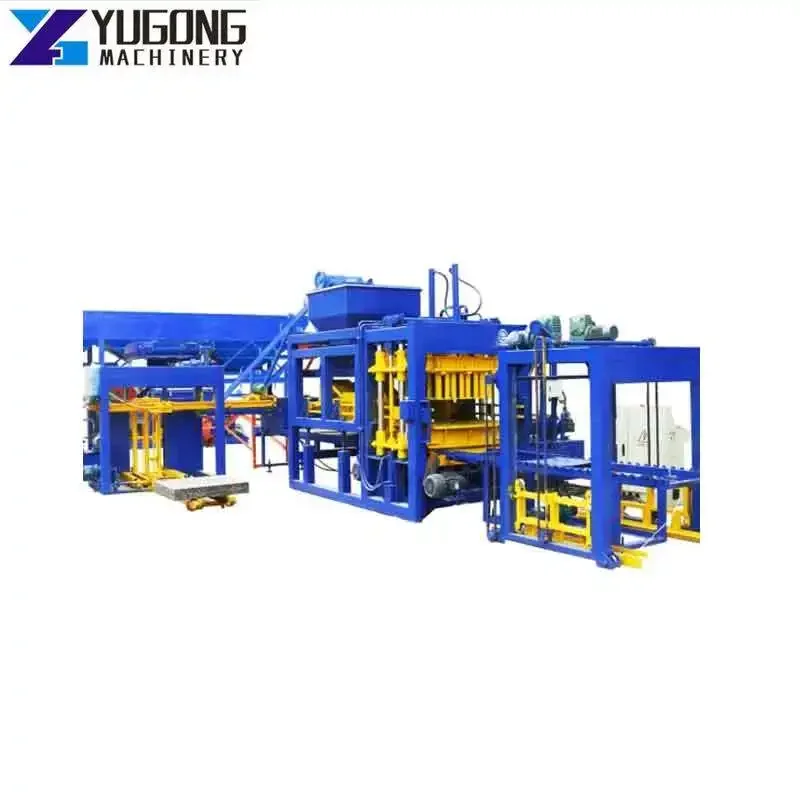 YG Cinder Block Cement Block Brick Making Machine Production Equipment Hot Sale Construction Hollow Block Making Machinery Plant