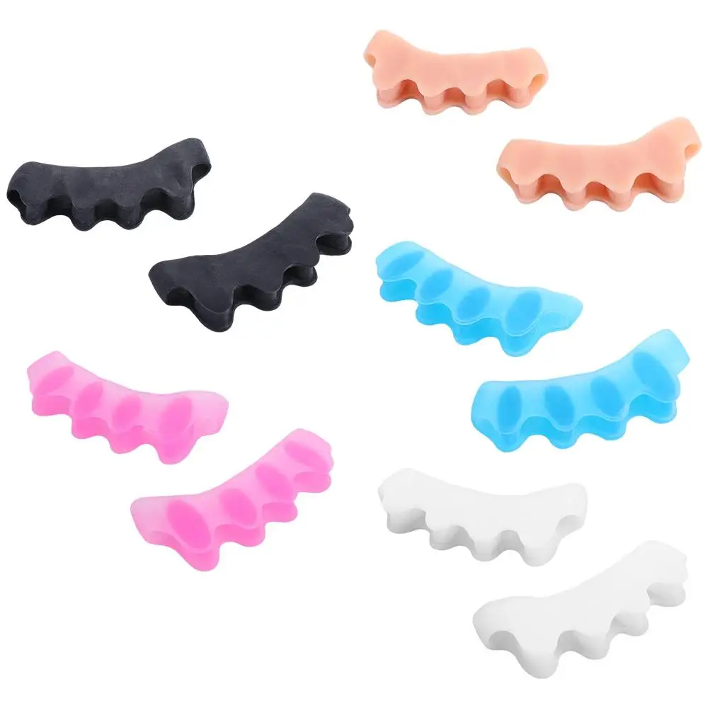 Spacer Toe Separator Straightener Finger Protector Toe Separator Toe Orthopedic Products Five-Hole Toe Divider Valgus Corrector