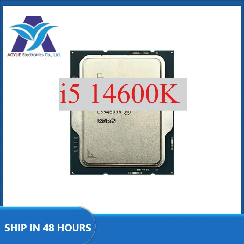 1pcs Perfect test Intel Core i5-14600K i5 14600K 14-Core 20-Thread CPU L3=24M 125W LGA 1700