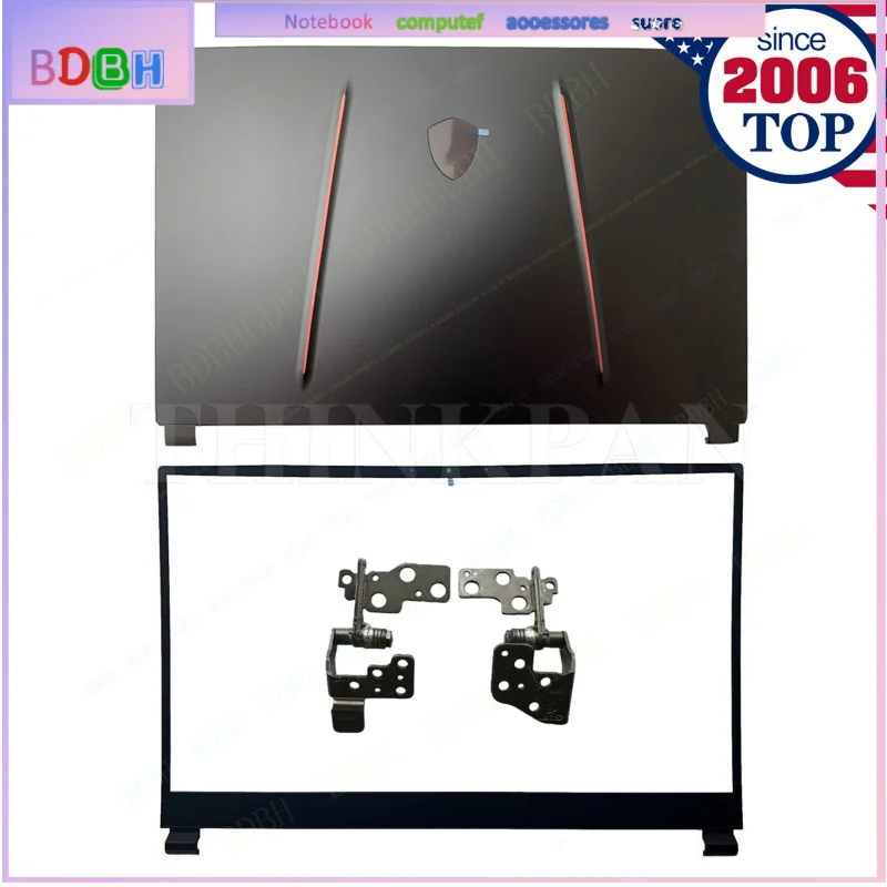 For MSI GE75 GP75 GL75 Raider MS-17E1 MS-17E9 LCD Back Cover Bezel Hinges US