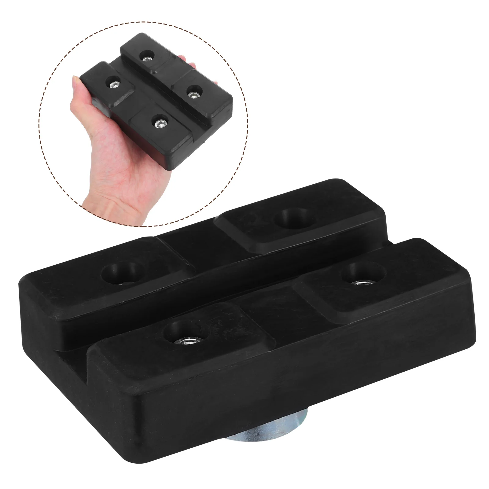 

Universal Automobile Lift Accessories Rubber Jack Pad Adjustable Square Frame Adapter for Car Trailer Floor Jacking Pads