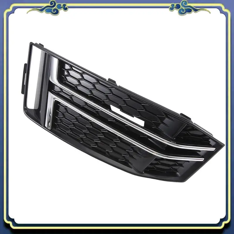 

AU16-1 Pair Car Air Guide Grille Front Bumper Grille(LH+RH)8W0807681F 8W0807682F Black Automotive Supplies For A4 2016-2020