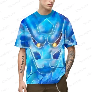 Naruto Anime T-Shirt Extragrande Male, Y2K Clothing, Short Sleeve, Streetwear Hip Hop, Essential Shirts, Trends Clothing, New, 2024 Main Sales Naruto Shirt - №3