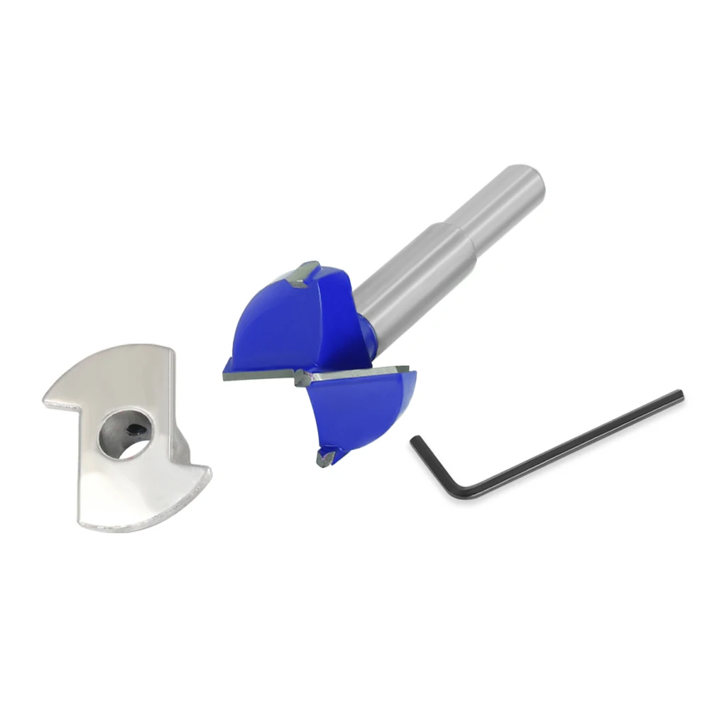 LAVIE Vástago hexagonal 35 mm2 cuchillas posicionador ajustable bisagra agujero broca para carpintería MK0235R