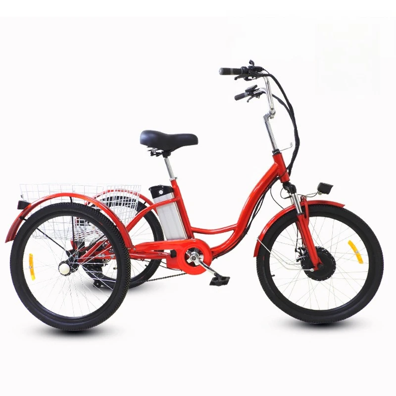 Power electric tricycle pedal lithium battery 48V tricycle lightweight cargo
