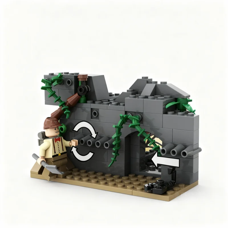 176-delige MOC Jungle Ruins Ex - Art And Craft Jungle recensie en prijs