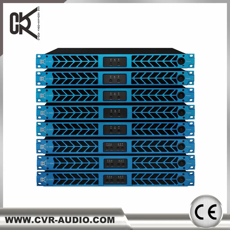 CVR D-654  4 channel power amplifier class D 1U 90-260 voltage