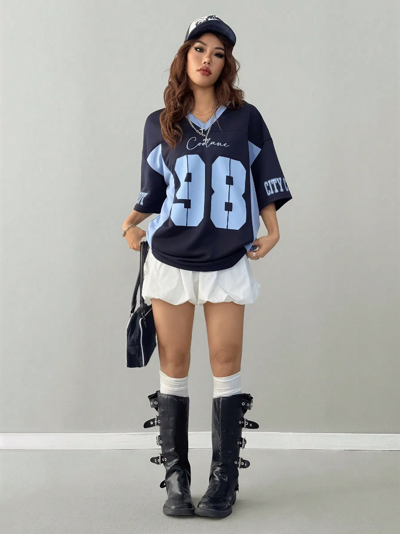 

Женская летняя бейсбольная рубашка с цифровым узором, синяя футболка с v-образным вырезом, футболка с принтом, женская модная футболка, быстросохнущая