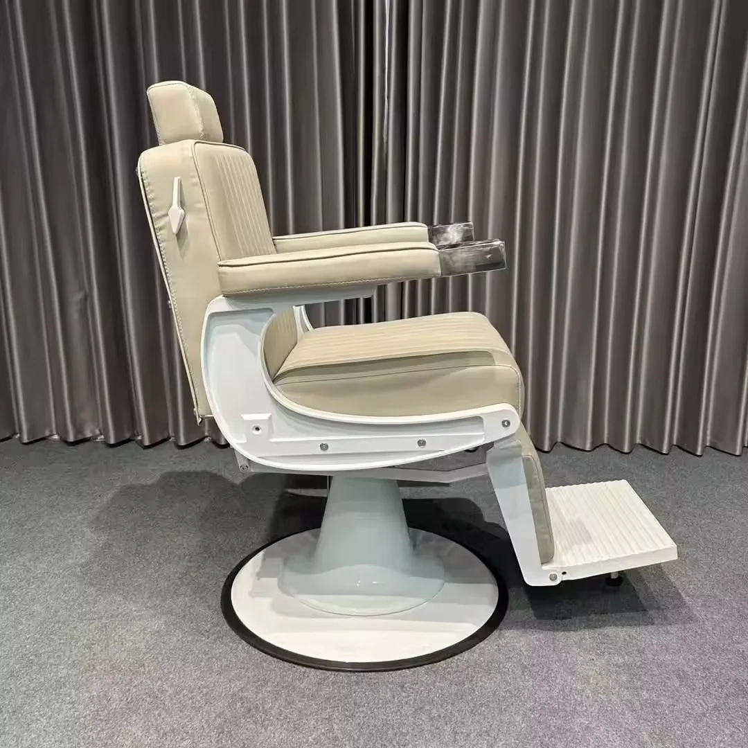 Salon Hair Salon Chair High End Retro Pouring Oil Head Style Barber Shop, Hair Cutting Chair, Hair Salon Chair