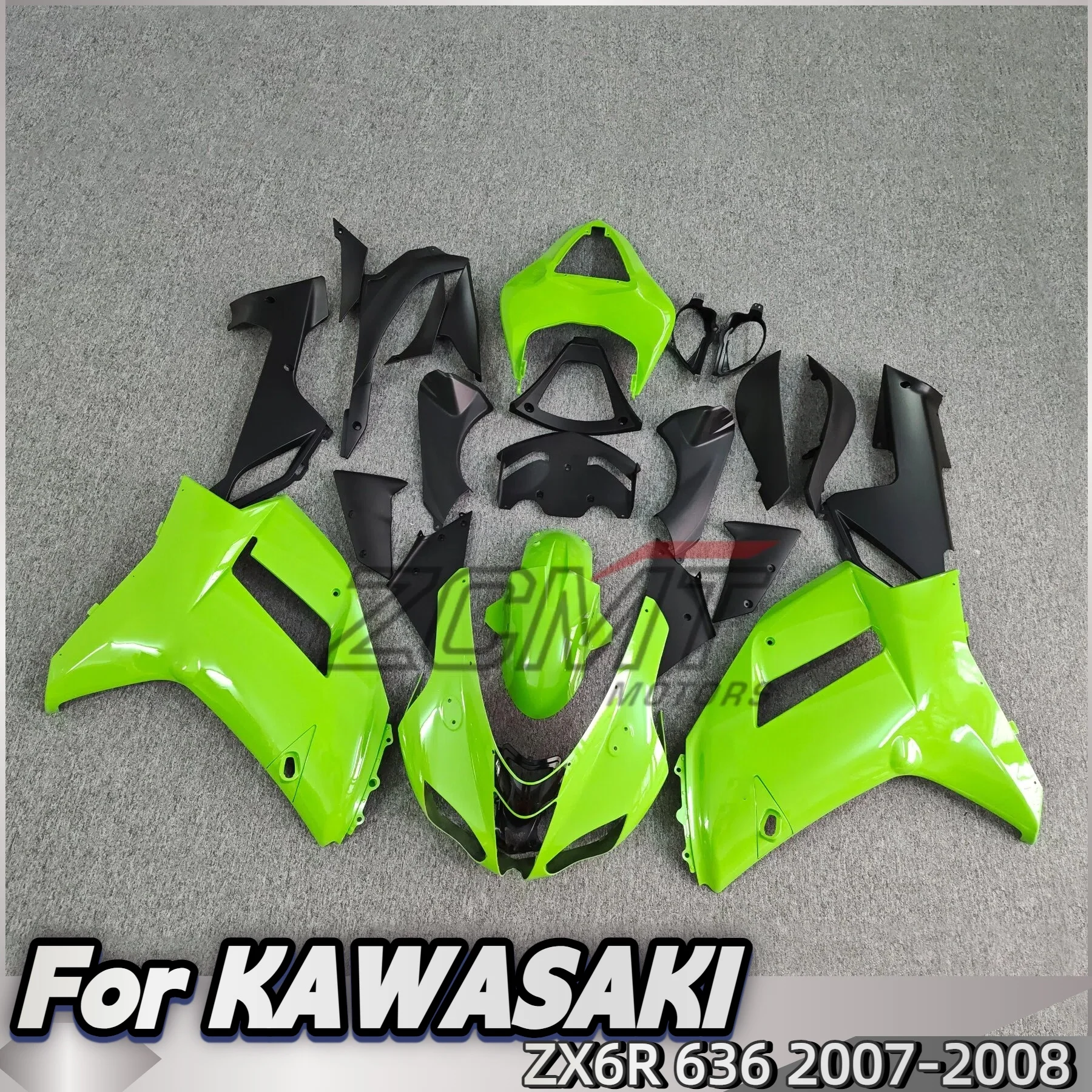 

For Kawasaki Ninja636 ZX6R ZX-6R 2007 2008 Motorcycle Fairings Injection Mold Painted ABS Plastic Bodywork Kit Sets