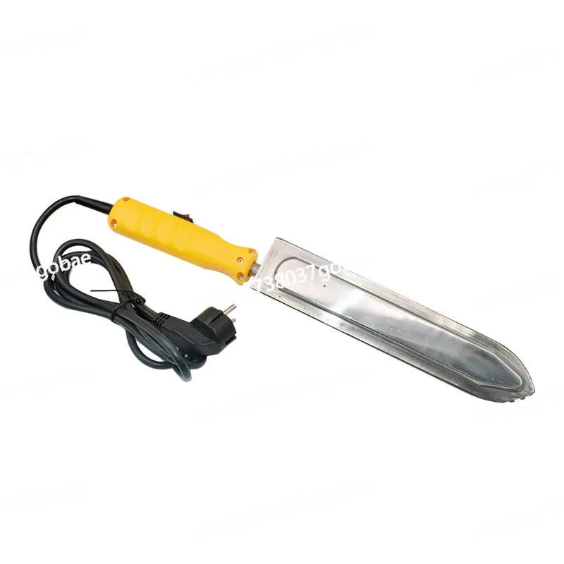 

Новая пластиковая противоскользящая ручка, электрическое устройство для резки меда с крышкой управления переключателем из нержавеющей стали.