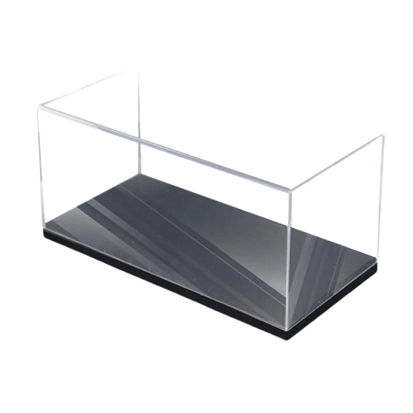 Acrylic Display Case Dustproof Clear Handicrafts Storage Shelf Stackable Display Box for 1/18 Model Cars Dolls Statue Souvenirs