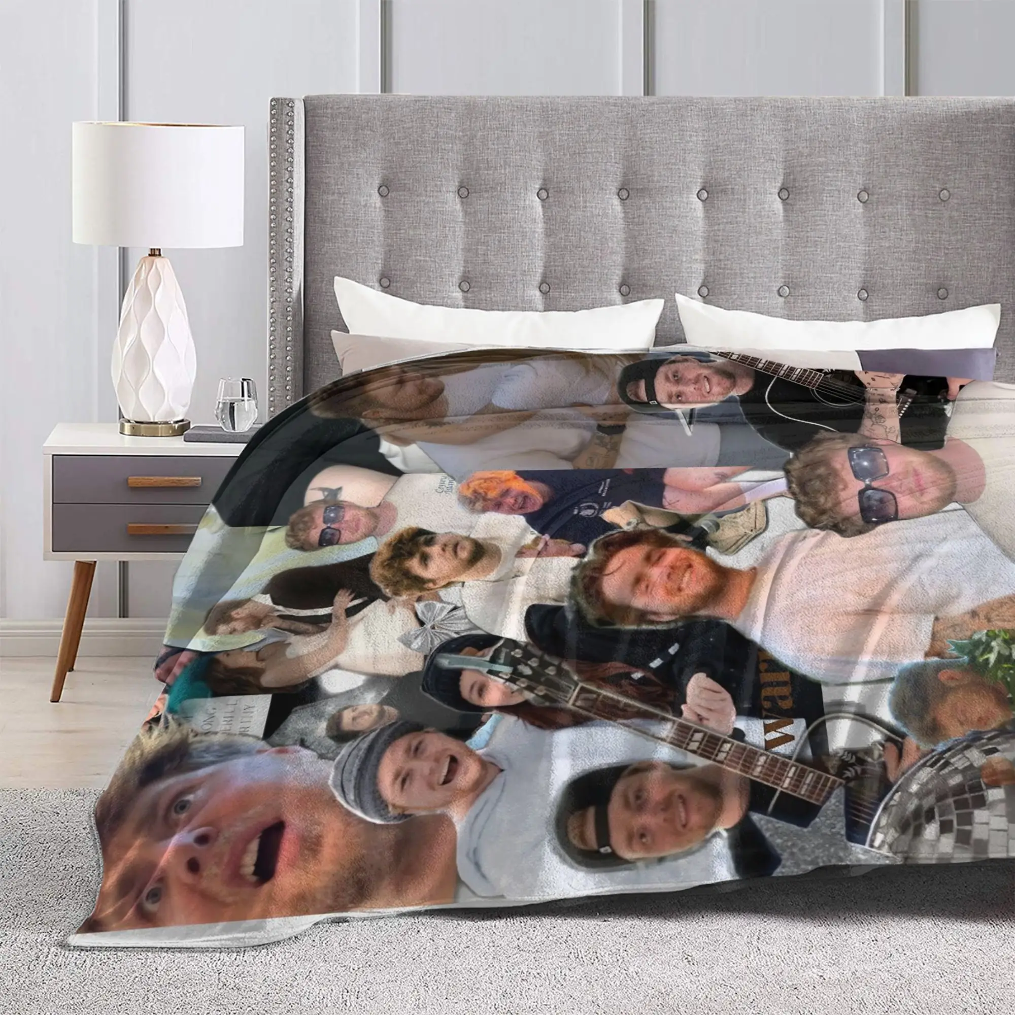 خمر أليكس وارن 2025 بطانية جودة الدافئة الناعمة الفراش يلقي الشتاء الزخرفية في الهواء الطلق طباعة المفرش