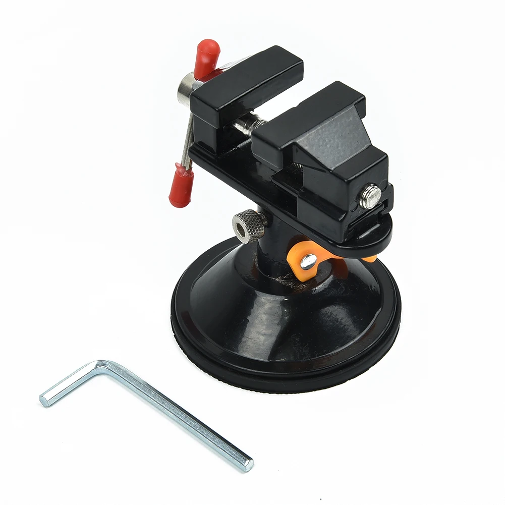 Aluminum for mini Vise for Jewelry Making 360 Degree Rotating Vice for Model Assembly and Electronic Repairs Aluminum