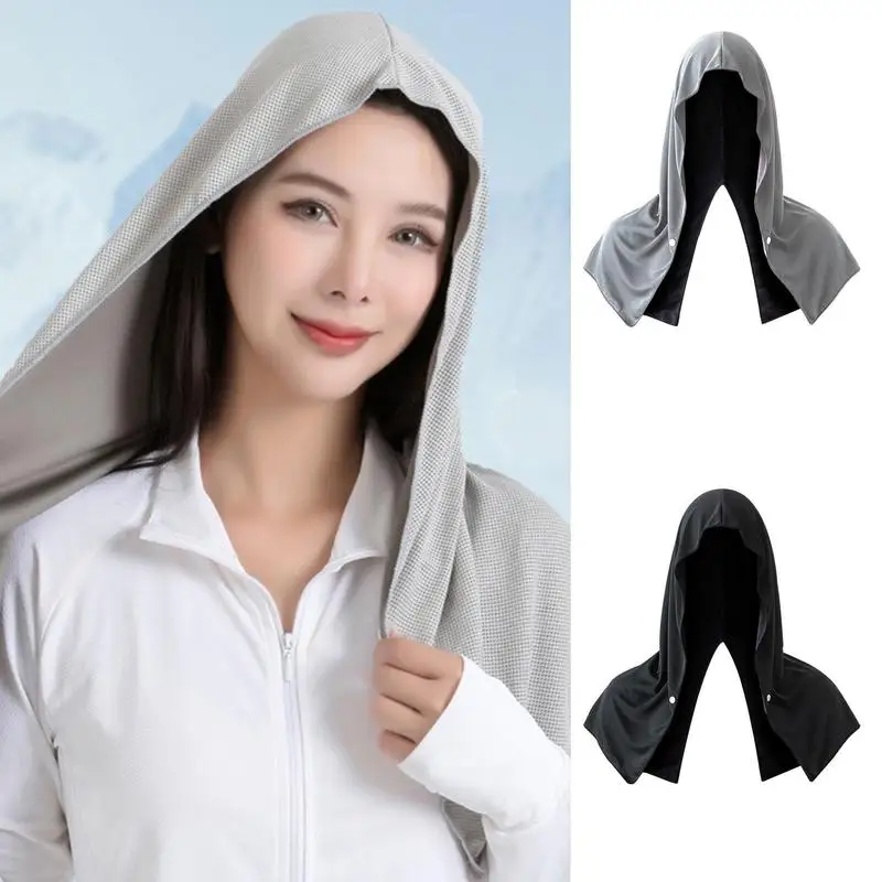 

Cooling Towel Sport Head Towel Hoodie Cooling Towel Breathable Sport Head Towel Quick Dry Cooling Towel For Neck And Face