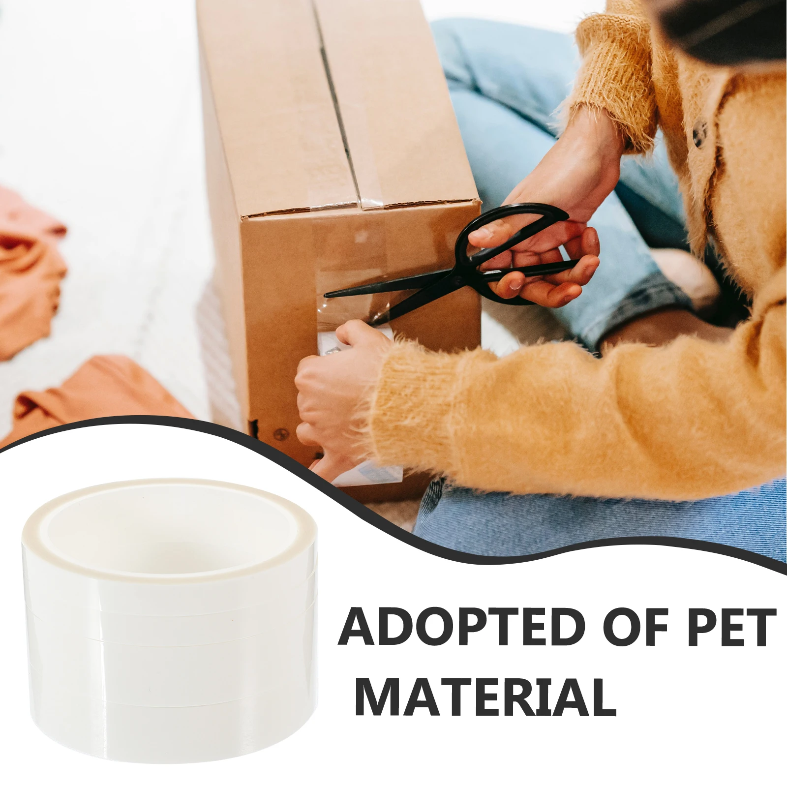 

4 Pcs Insulation Tape Heat Resistant High Temperature Pet DIY Electrical Multi-functional No