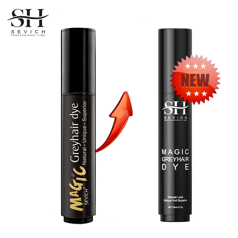 Sevich Tijdelijke Haarkleur Borstel En Kam DIY Haarkleur Wax Mascara Kleurstof Crème Haarkleur Pen Eenmalig Wit Grijs Haar Cover Up