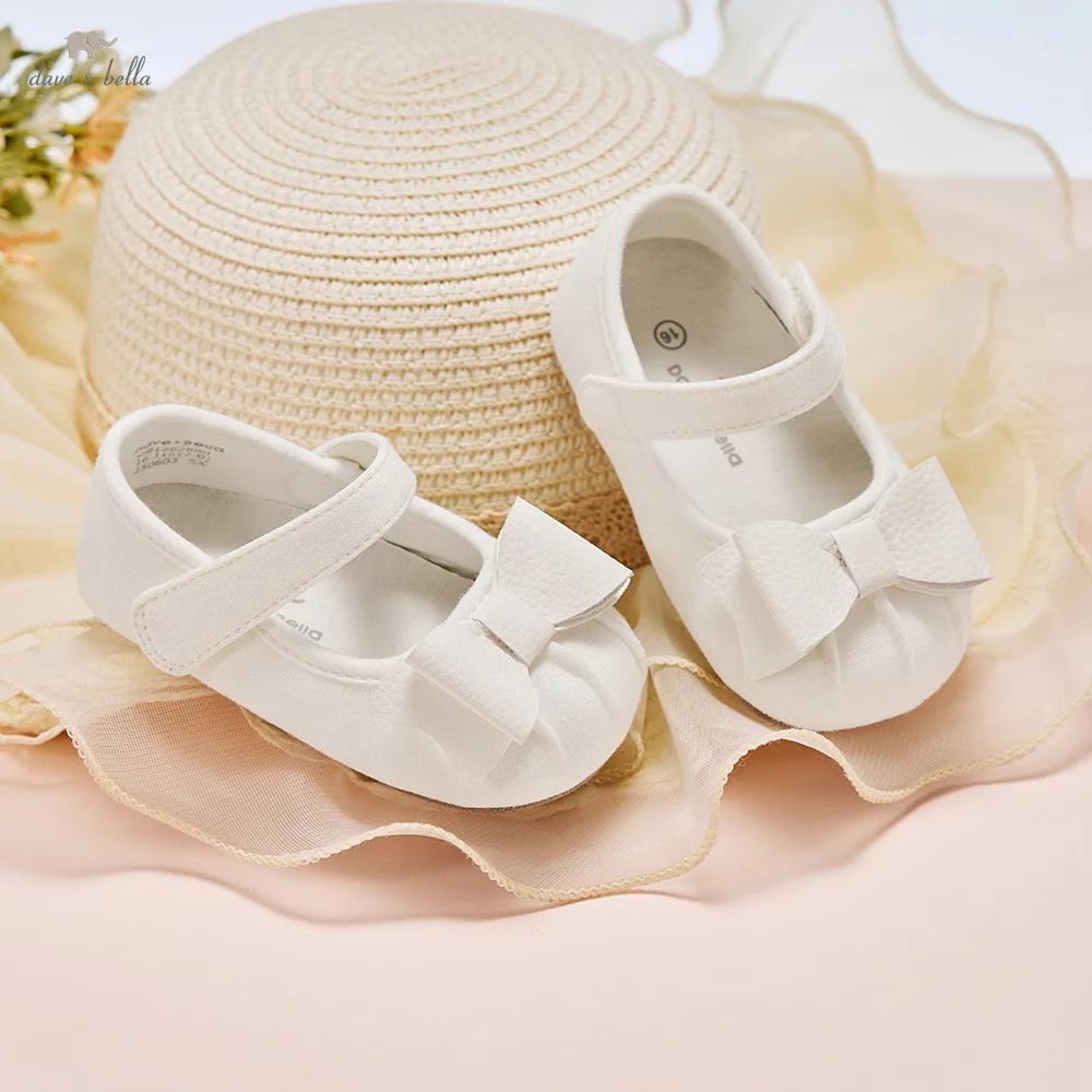 

Dave Bella Children Princess Shoes Toddler Clothes Spring Autumn Baby Girls Soft Soled Shoes Anti Slip First Walkers DB1262880
