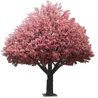 New Artificial Flower Plants Decor Set of  Cherry Blossom Fake Big Tree  Sakura Tree Home Garden Supplies Trees