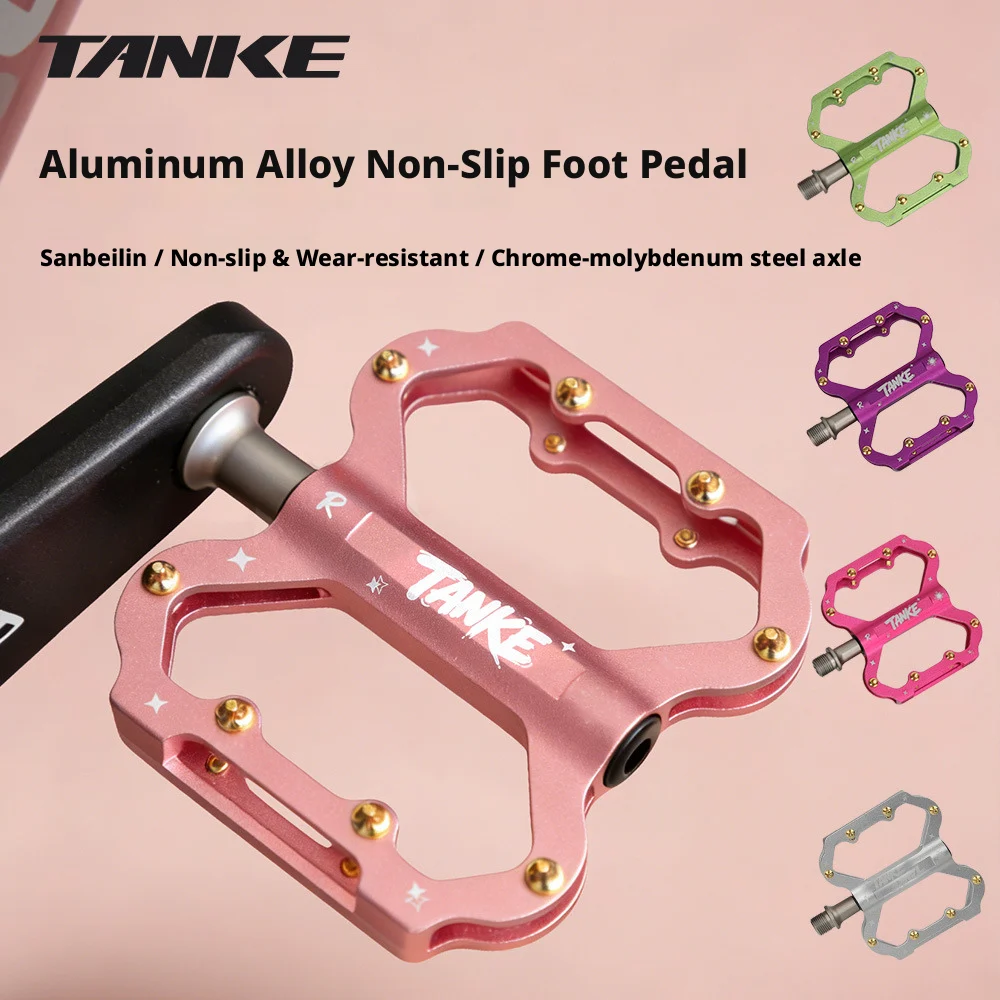 

TANKE 3 Bearing Bicycle Pedals Ultralight MTB Road Bike Pedals Non-slip Aluminum Alloy Bicycle Cycling Parts
