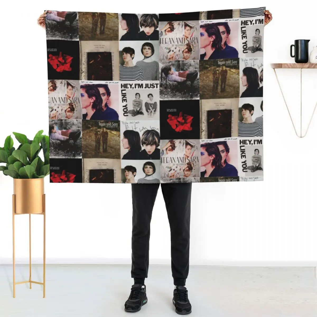 

Tegan & Sara - All Albums Throw Blanket Warm Comfortable Blanket Gift for Parents Friends