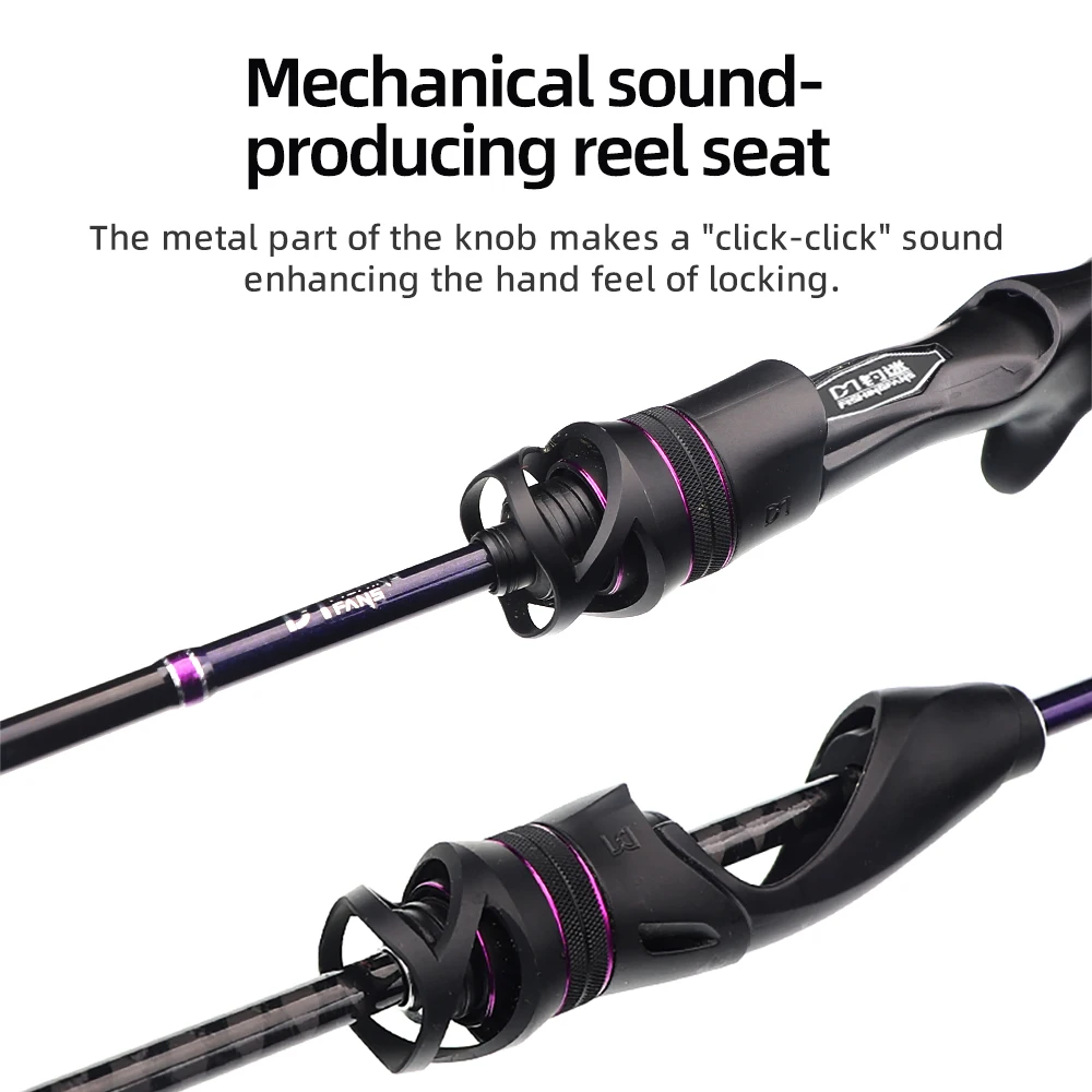 FISHINGFANS-قضيب صيد خفيف ، دليل FUJI ALCONITE UL ، رأس صلب لسمك السلمون المرقط ، كرابي ، سمكة صغيرة ، اسئلة ، مقعد بكرة #5