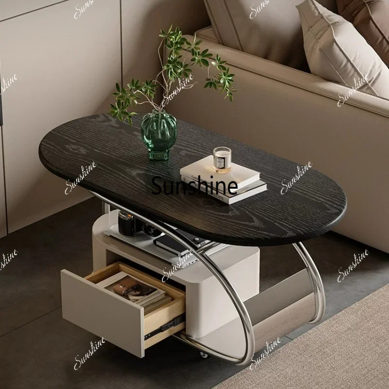 Living room removable side table light luxury sofa side trolley coffee tableTJ