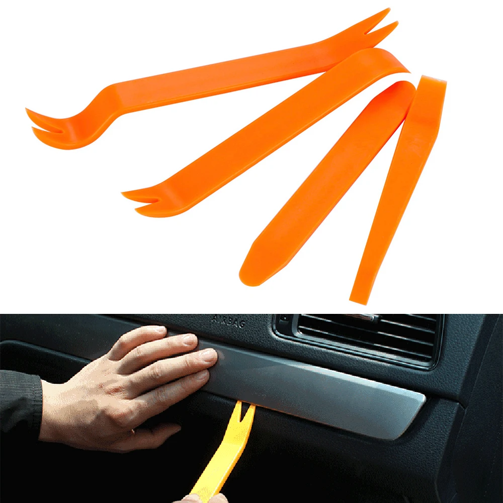 

Набор из 4 инструментов для снятия обшивки дверей автомобиля для BMW E46 E39 E90 E60 E36 F30 F10 E34, Ford Focus 2 3, Chevrolet Cruze, автоаксессуары