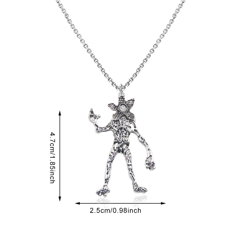 Nouveau Collier Stranger Things Demodog Demogorgon Monstre en Alliage, Bijou de Cosplay, Accessoire pour Hommes et Femmes, Cadeau