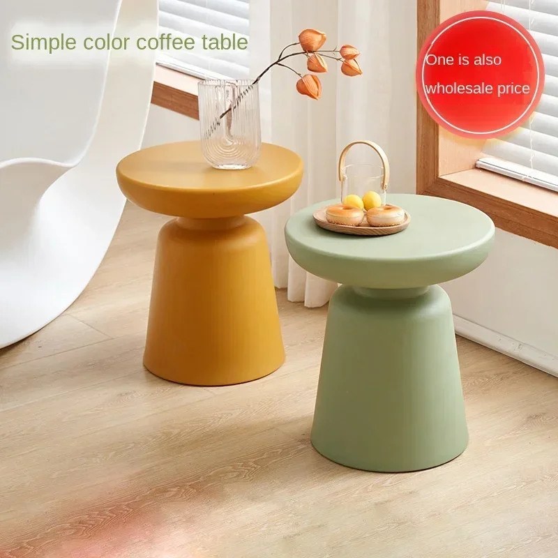 Living Room Sofa Side Table Balcony Nordic Simple Coffee Home Small Apartment Color Designe Low Light Luxury Desk